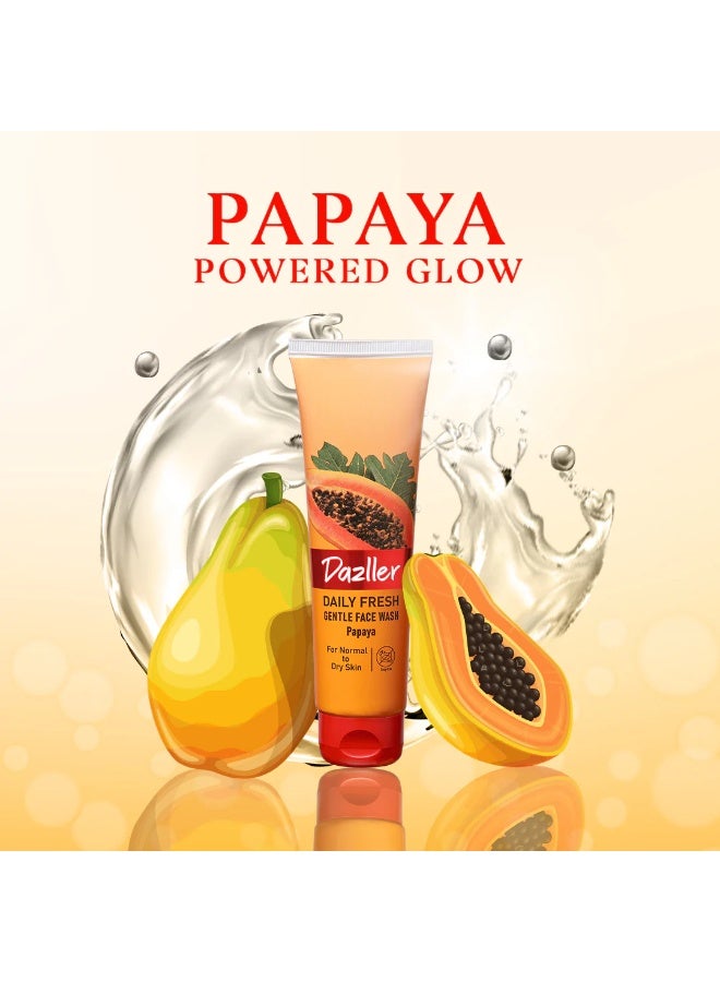 Dazller Daily Fresh Gentle Face Wash (Neem, Papaya, Oil Check, 100 g (Pack of 3)) - Image 3